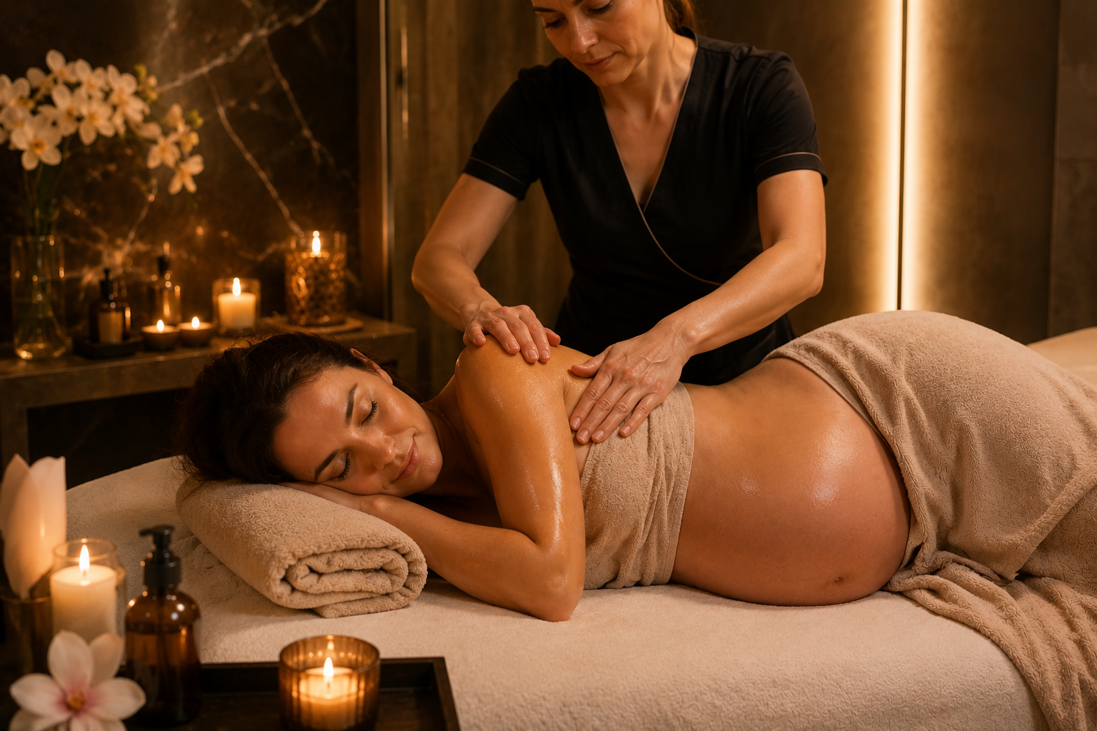 Massage Prénatal · Votre bulle de sérénité avant l'accouchement